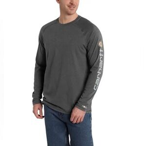 CARHARTT FORCE Men’s Delmont Sleeve Graphic Long Sleeve Tee